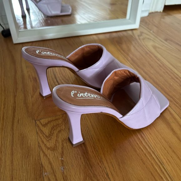 L'intervalle Picasso lilac mule heels (NWT) - Picture 3 of 5